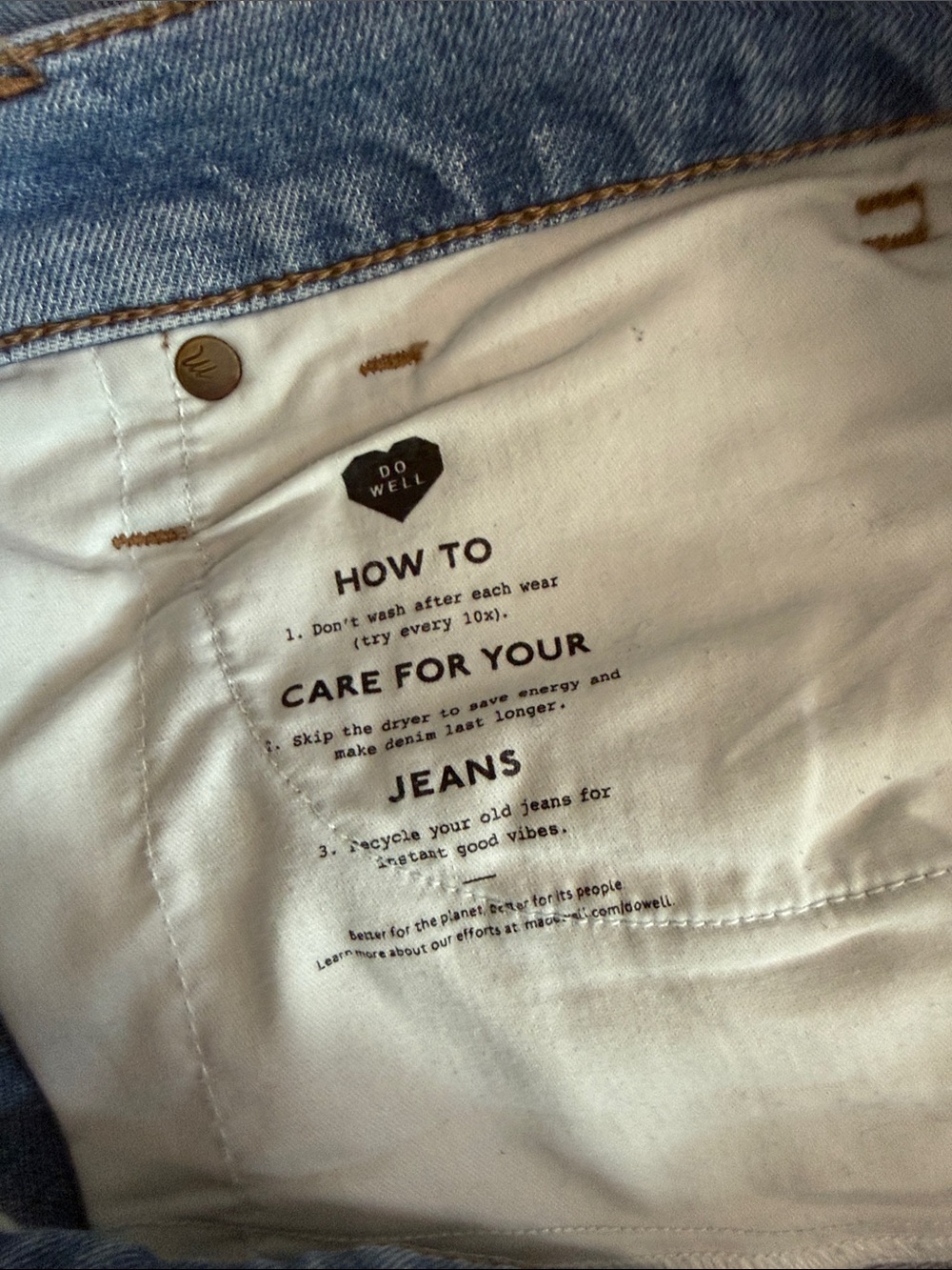 NWOT Madewell Light Blue 11” Flare Leg High Rise Denim Jeans 28 - Picture 6 of 7
